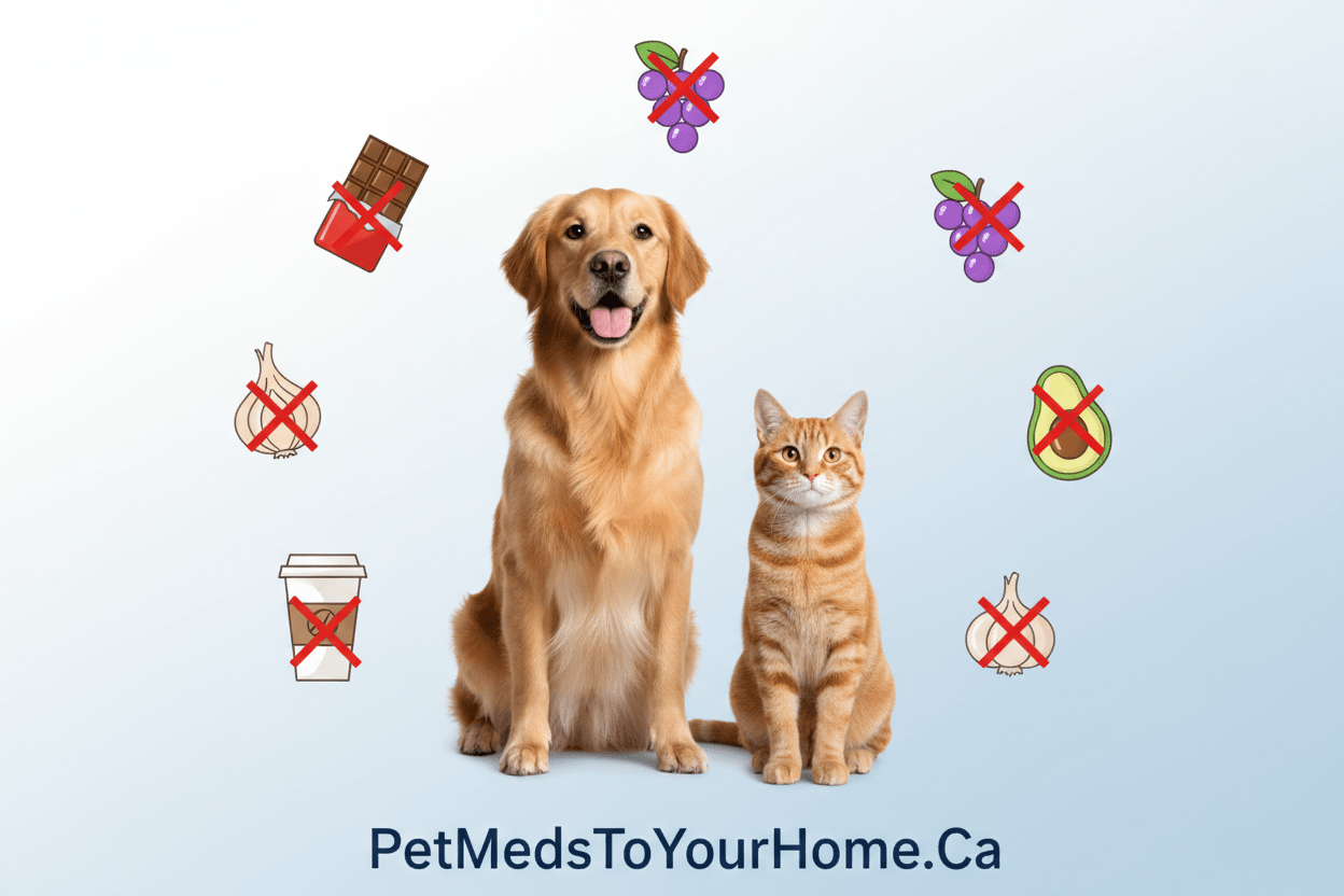 12 Common Human Foods That Are Toxic to Pets | Canadian Pet Safety Guide - PetMedsToYourHome