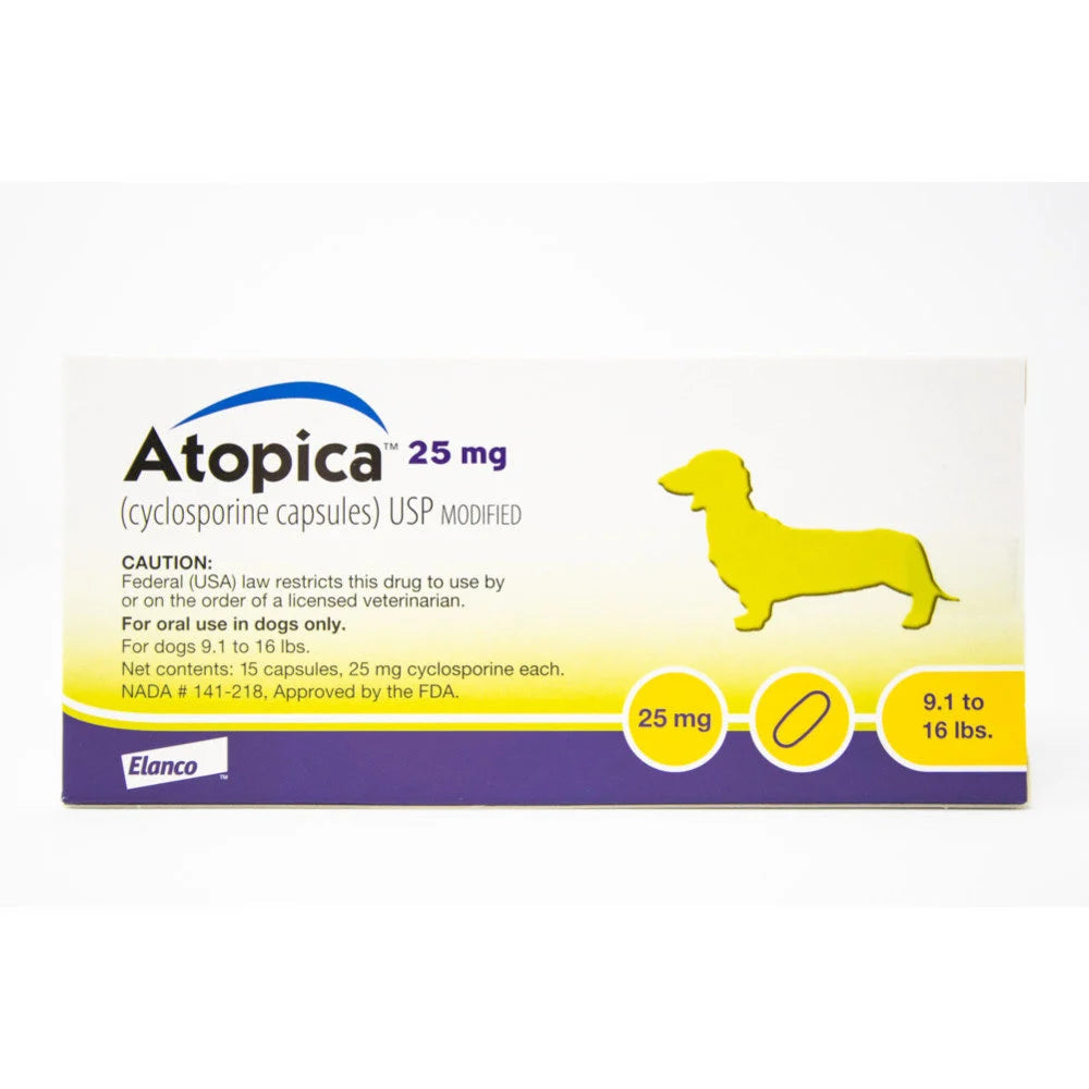Atopica for Dogs Canada – Per Capsule Pricing | Cyclosporine Allergy Treatment