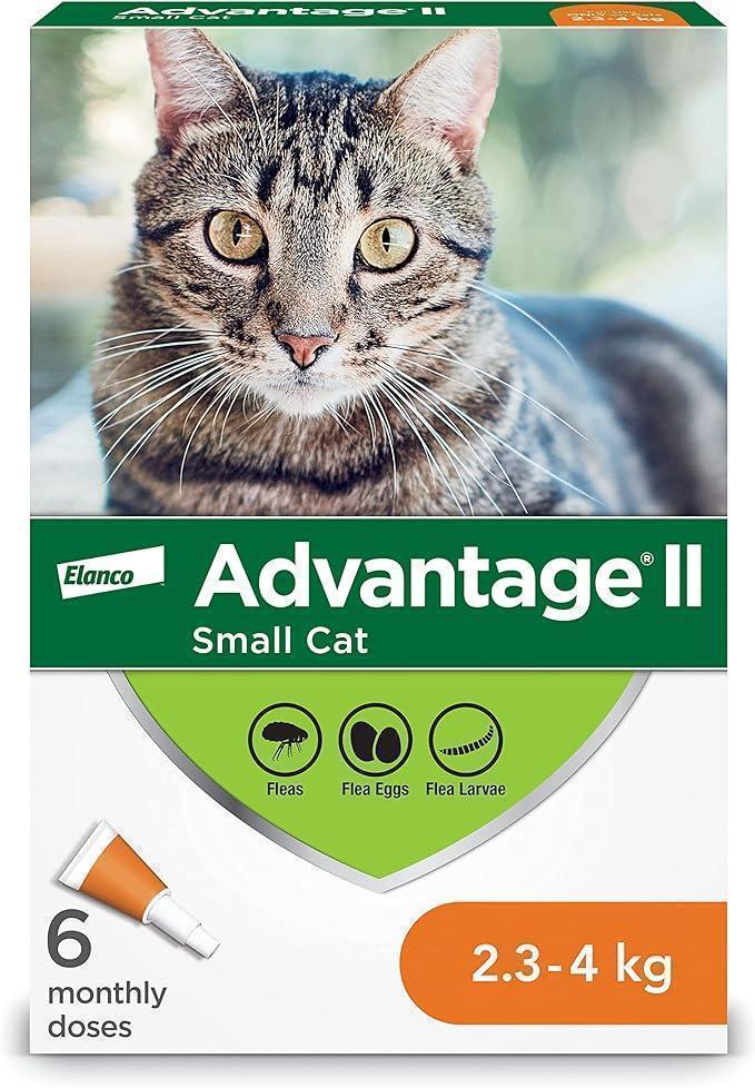 Advantage II Flea Treatment for Small Cats - 4 Month Supply - Pet Medications | PetMedsToYourHome Canada