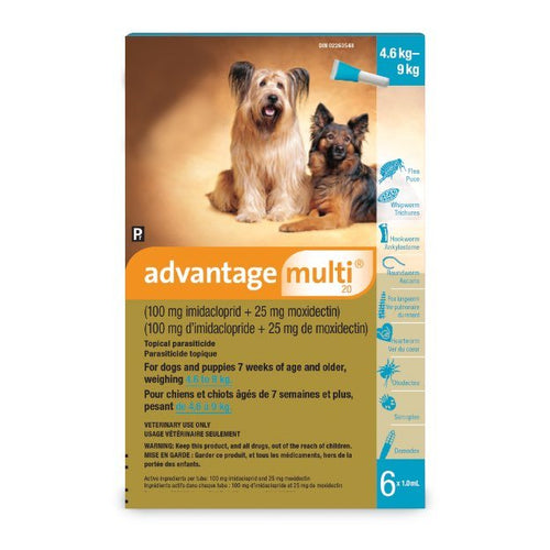 Advantage Multi for Dogs | Prescription Flea, Heartworm & Parasite Protection - Prescription Pet Medication | PetMedsToYourHome Canada