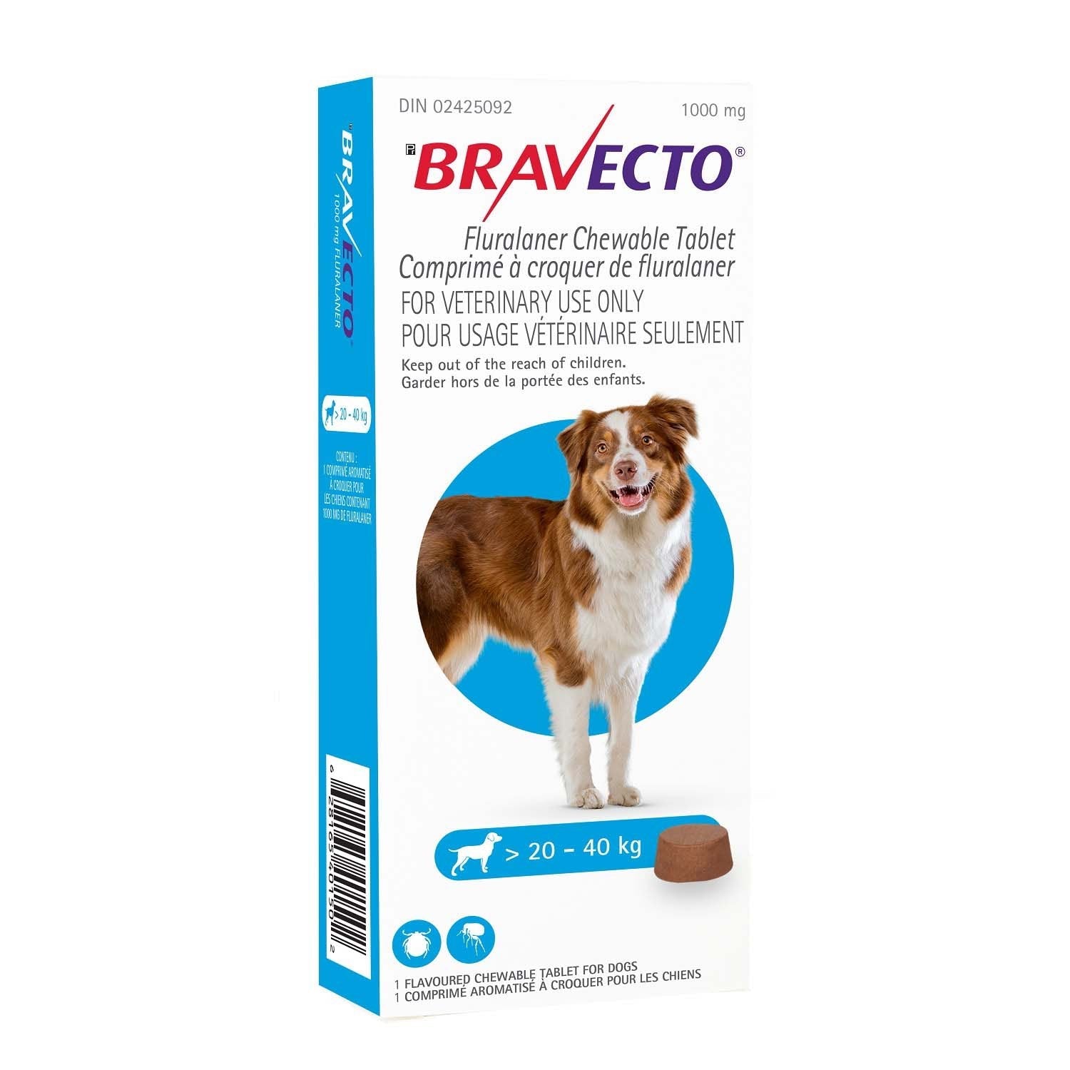 Bravecto Chewable Tablet for Dogs - 12 - Week Flea & Tick Protection | Subscribe & Save - Dog Medications | PetMedsToYourHome Canada
