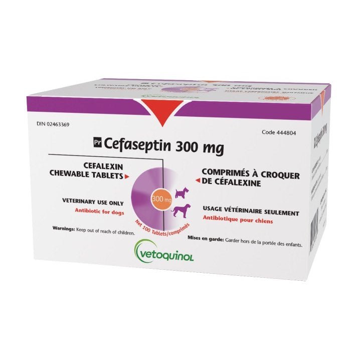 Cefaseptin 300mg Chewable Tablets for Dogs — $0.49/tablet - Prescription Antibiotic | PetMedsToYourHome Canada