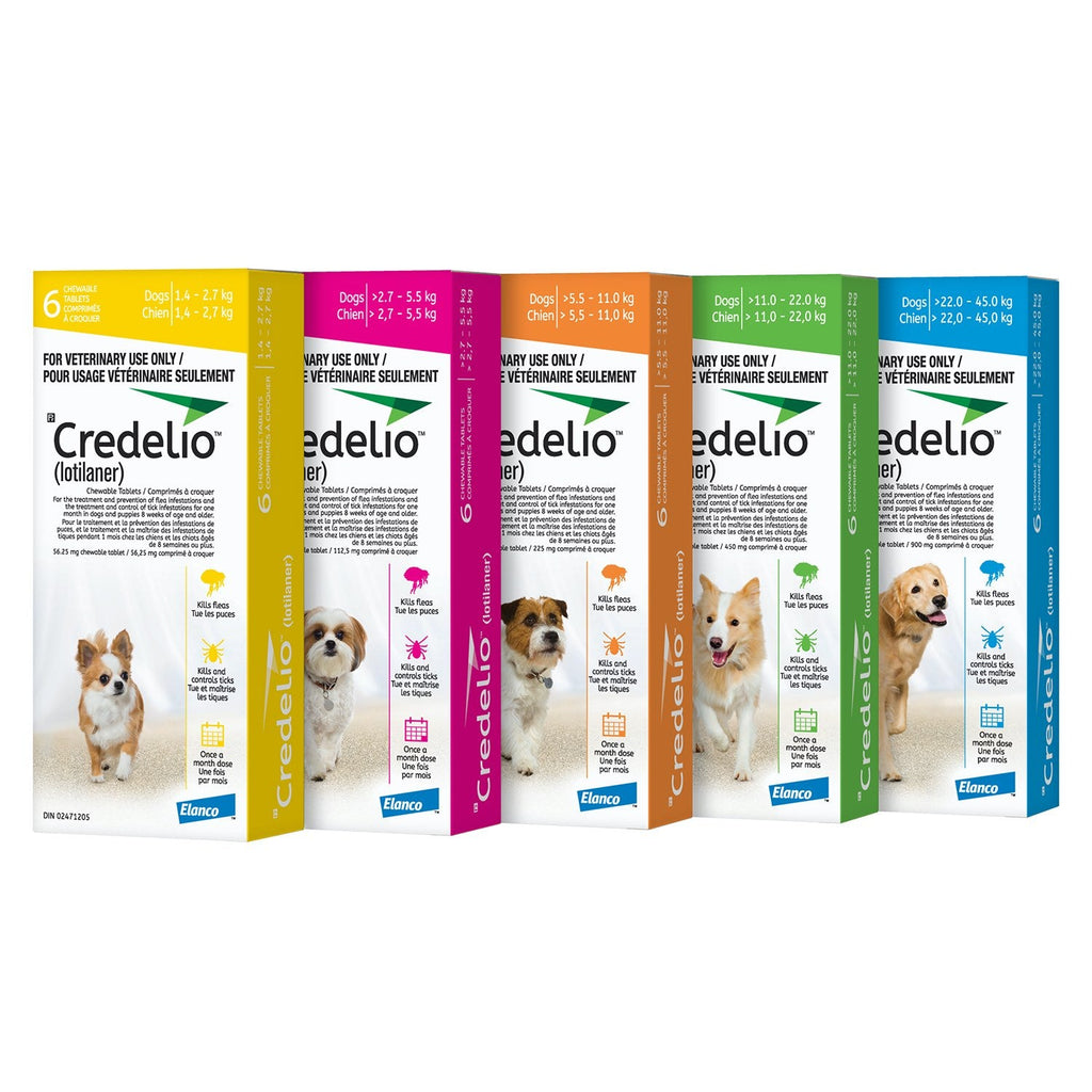 Credelio® for Dogs — Monthly Flea & Tick Chewable Tablet | All Sizes | Prescription Required - Flea & Tick Prevention | PetMedsToYourHome Canada