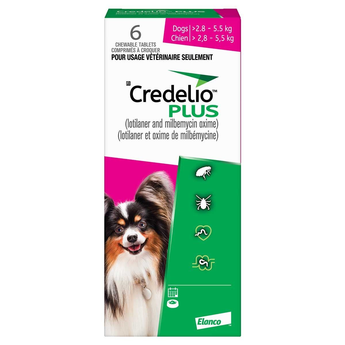 Credelio Plus® for Dogs — Monthly Flea, Tick & Intestinal Worm Protection | Per Tablet Pricing | Prescription Required - Flea & Tick Prevention | PetMedsToYourHome Canada