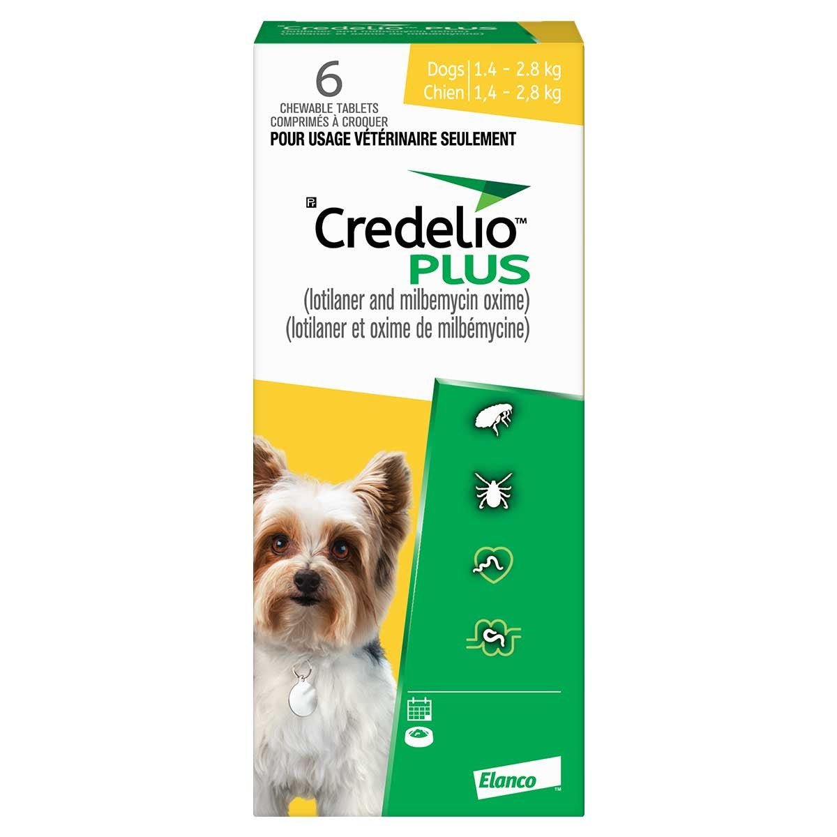 Credelio Plus® for Dogs — Monthly Flea, Tick & Intestinal Worm Protection | Per Tablet Pricing | Prescription Required - Flea & Tick Prevention | PetMedsToYourHome Canada