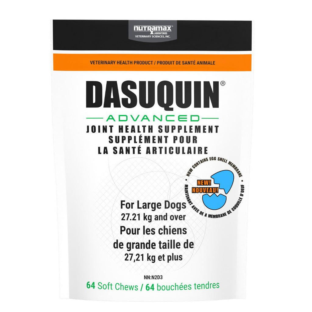 Dasuquin Advanced with ESM for Large Dogs (27.21 kg+) — 64 Soft Chews - Joint Health Supplement | PetMedsToYourHome Canada