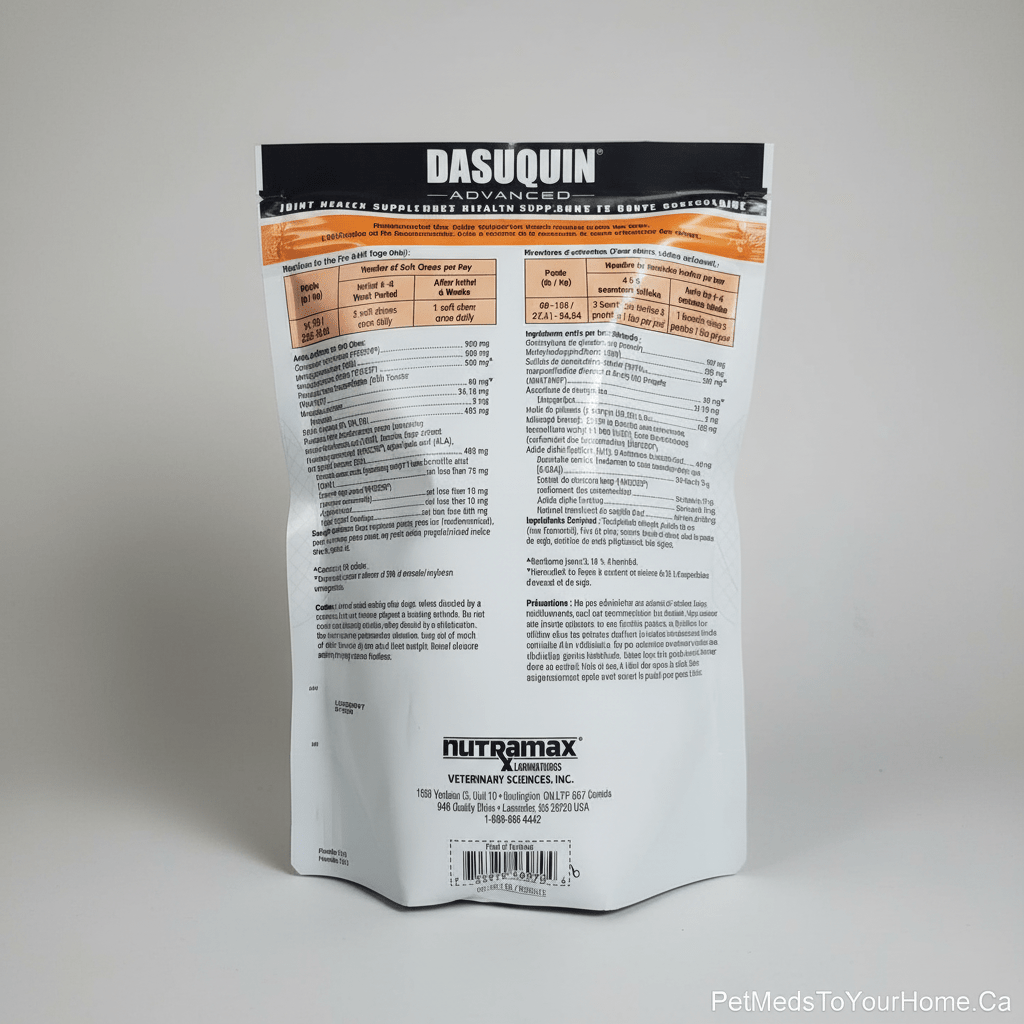 Dasuquin Advanced with ESM for Small to Medium Dogs (4.5–27.2 kg) — 64 Soft Chews - Joint Health Supplement | PetMedsToYourHome Canada