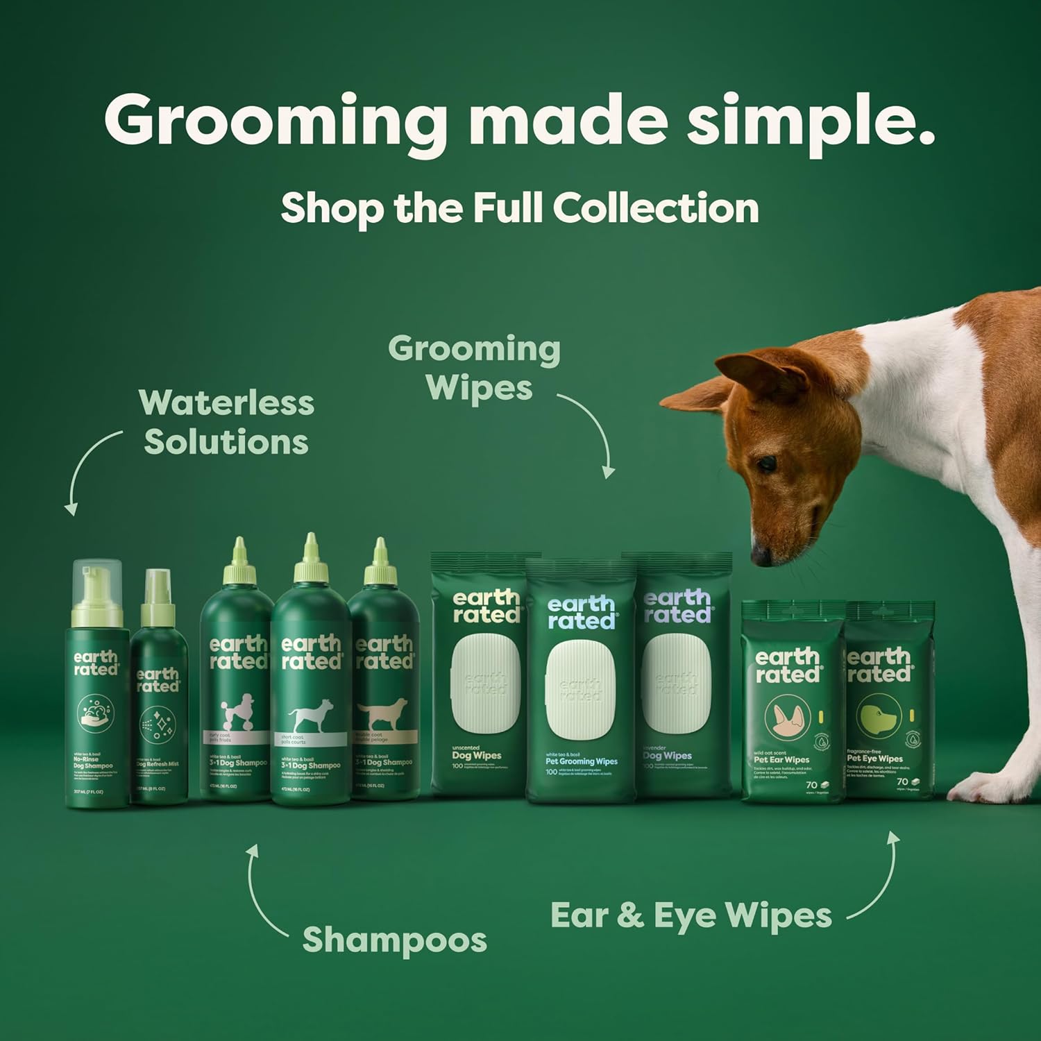 Earth Rated 3-in-1 Shampoo for Dogs with Double Coats | Shampoo, Conditioner & Detangler - Dog Accessories | PetMedsToYourHome Canada