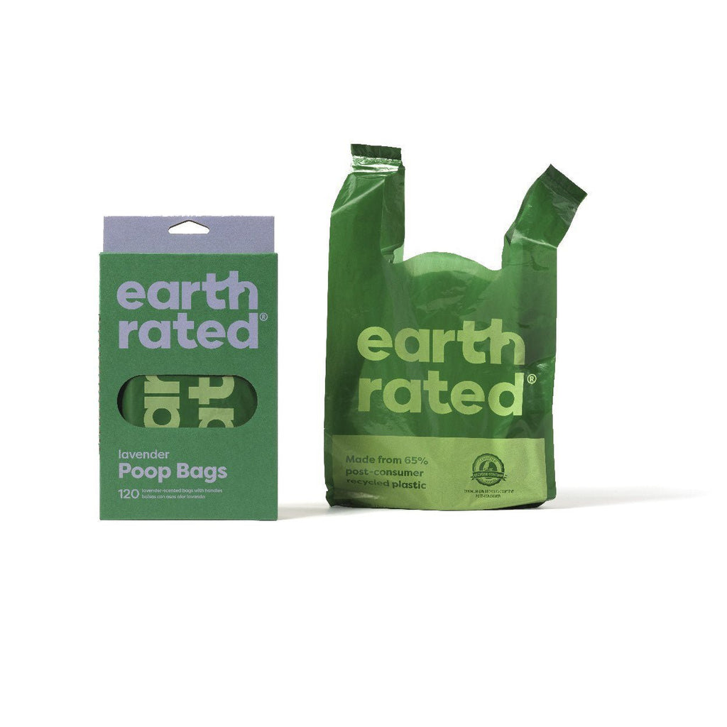 Earth Rated Lavender Scented Easy-Tie Handle Bags | 120-Pack Dog Waste Bags - Dog Accessories | PetMedsToYourHome Canada