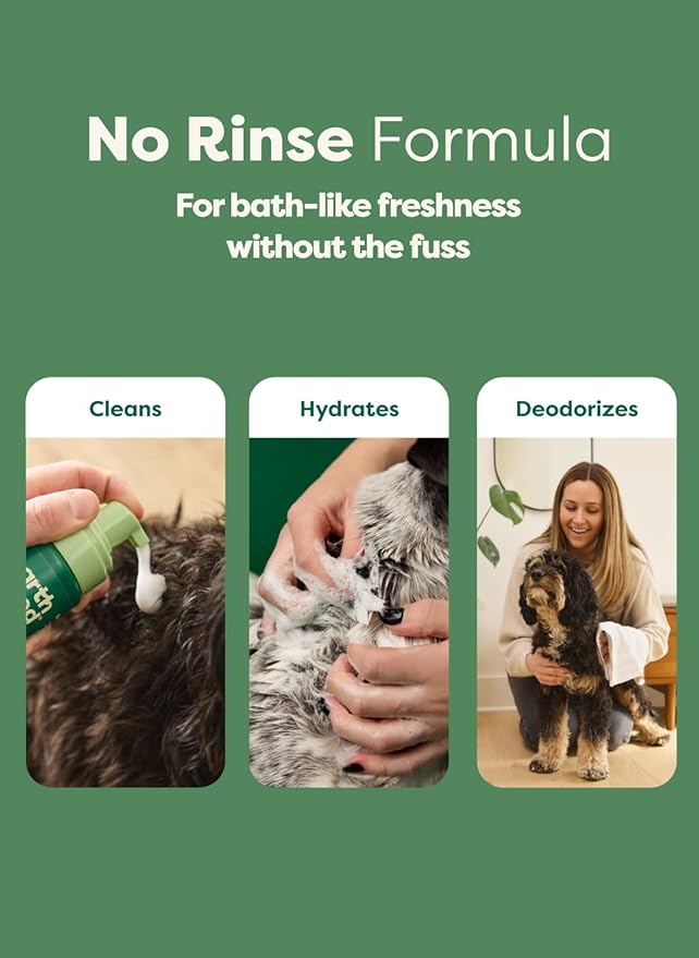 Earth Rated No-Rinse Shampoo for Dogs | Waterless Dog Shampoo - Dog Accessories | PetMedsToYourHome Canada