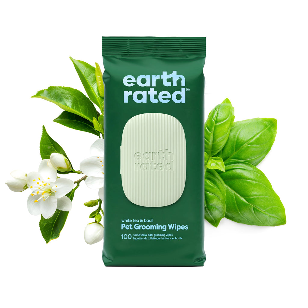 Earth Rated Pet Grooming Wipes for Dogs | Hypoallergenic Dog Wipes - Dog Accessories | PetMedsToYourHome Canada