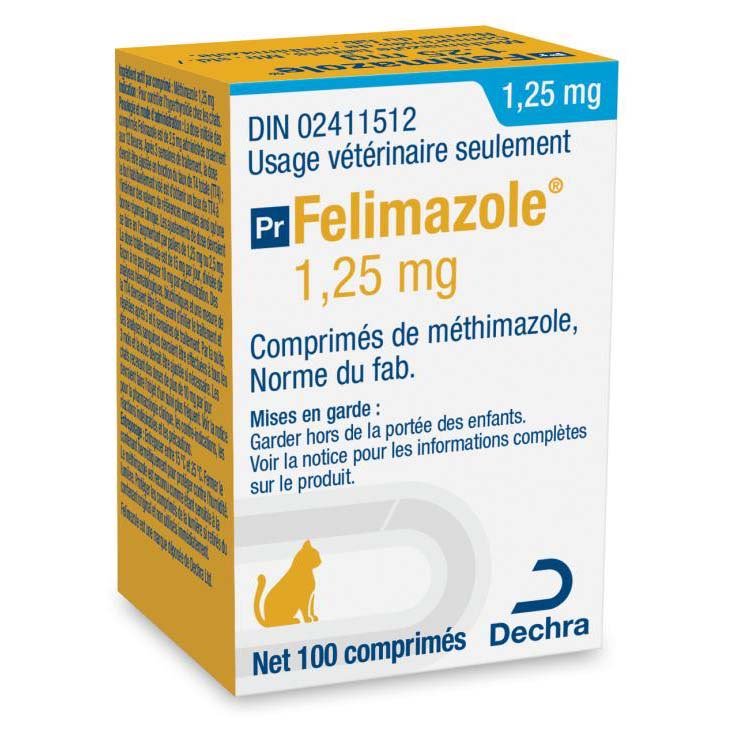 Felimazole for Cats | 1.25 mg, 2.5 mg & 5 mg | Per Tablet - Prescription Cat Medication | PetMedsToYourHome Canada
