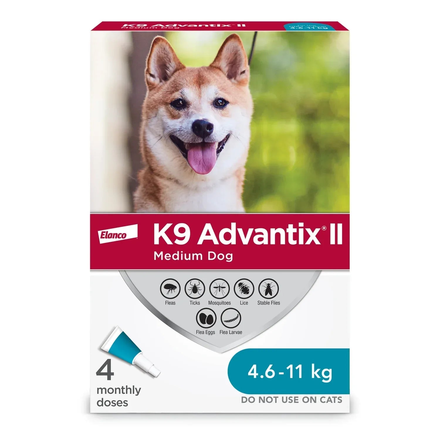 K9 Advantix II for Medium Dogs 4.6 - 11 kg - Flea, Tick & Mosquito Protection - Flea & Tick Treatment | PetMedsToYourHome Canada
