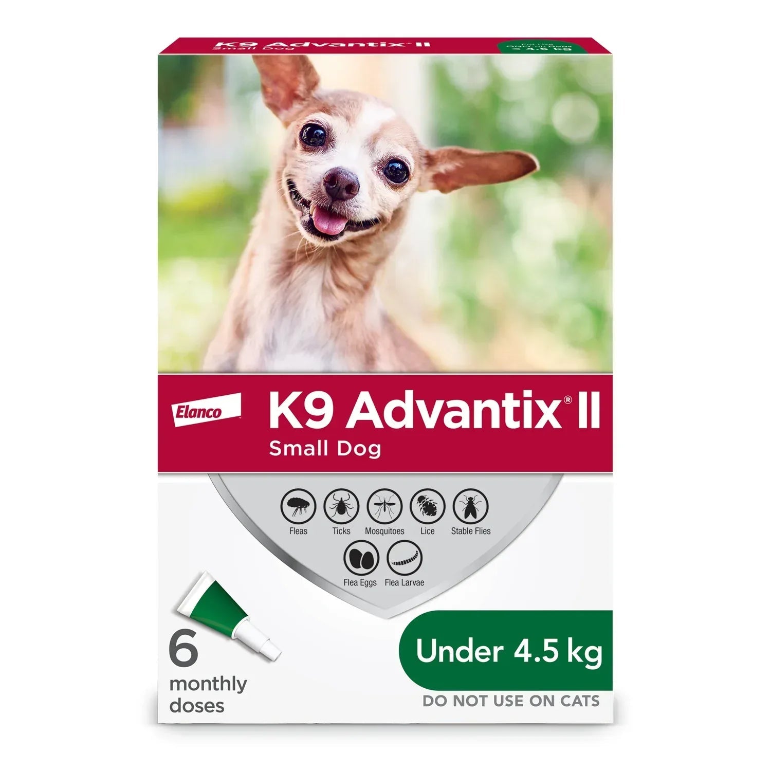 K9 Advantix II for Small Dogs Under 4.5 kg - Flea, Tick & Mosquito Protection - Flea & Tick Treatment | PetMedsToYourHome Canada