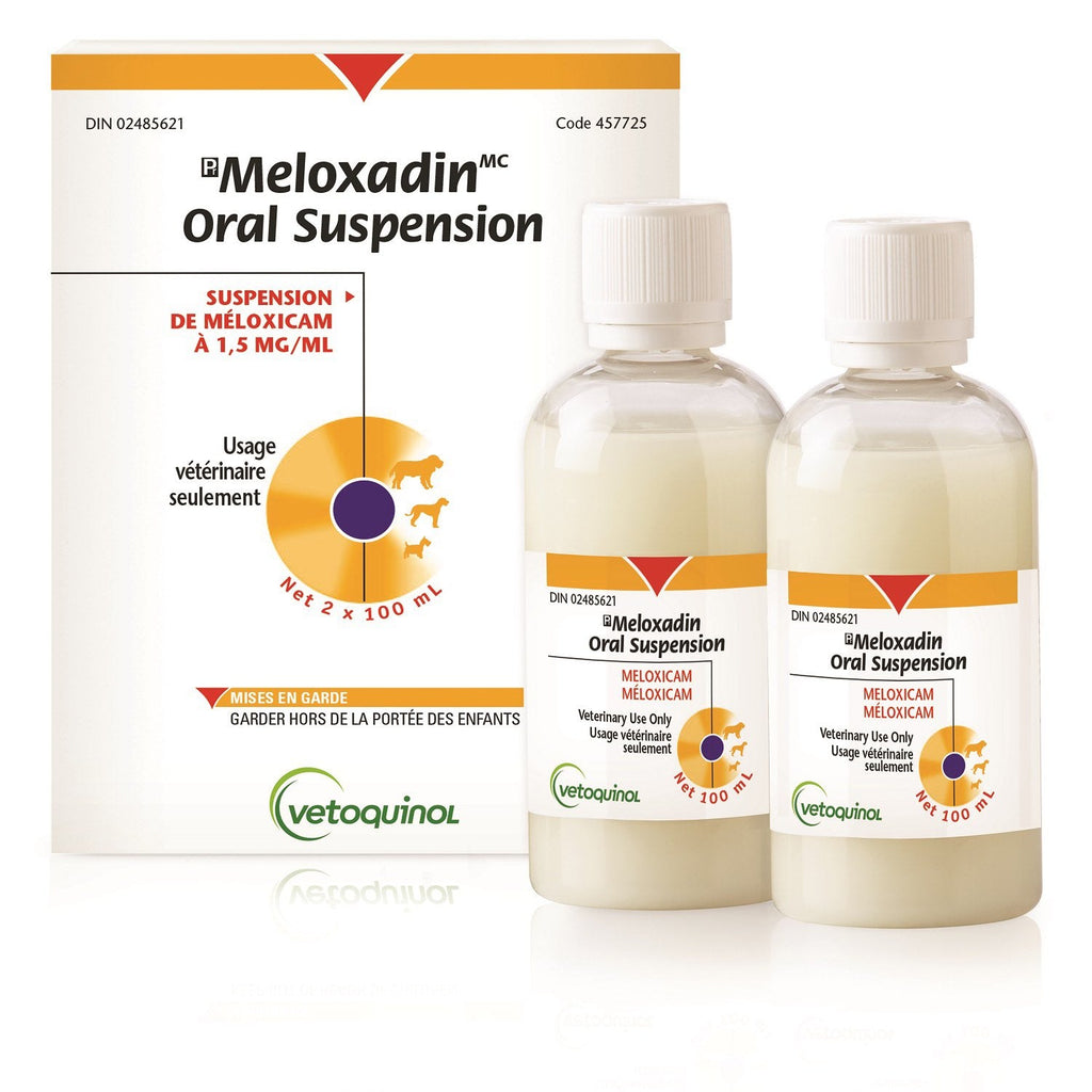 Meloxadin Meloxicam 1.5mg/mL Oral Suspension for Dogs | Prescription NSAID Pain & Inflammation Relief - Prescription Medication | PetMedsToYourHome Canada