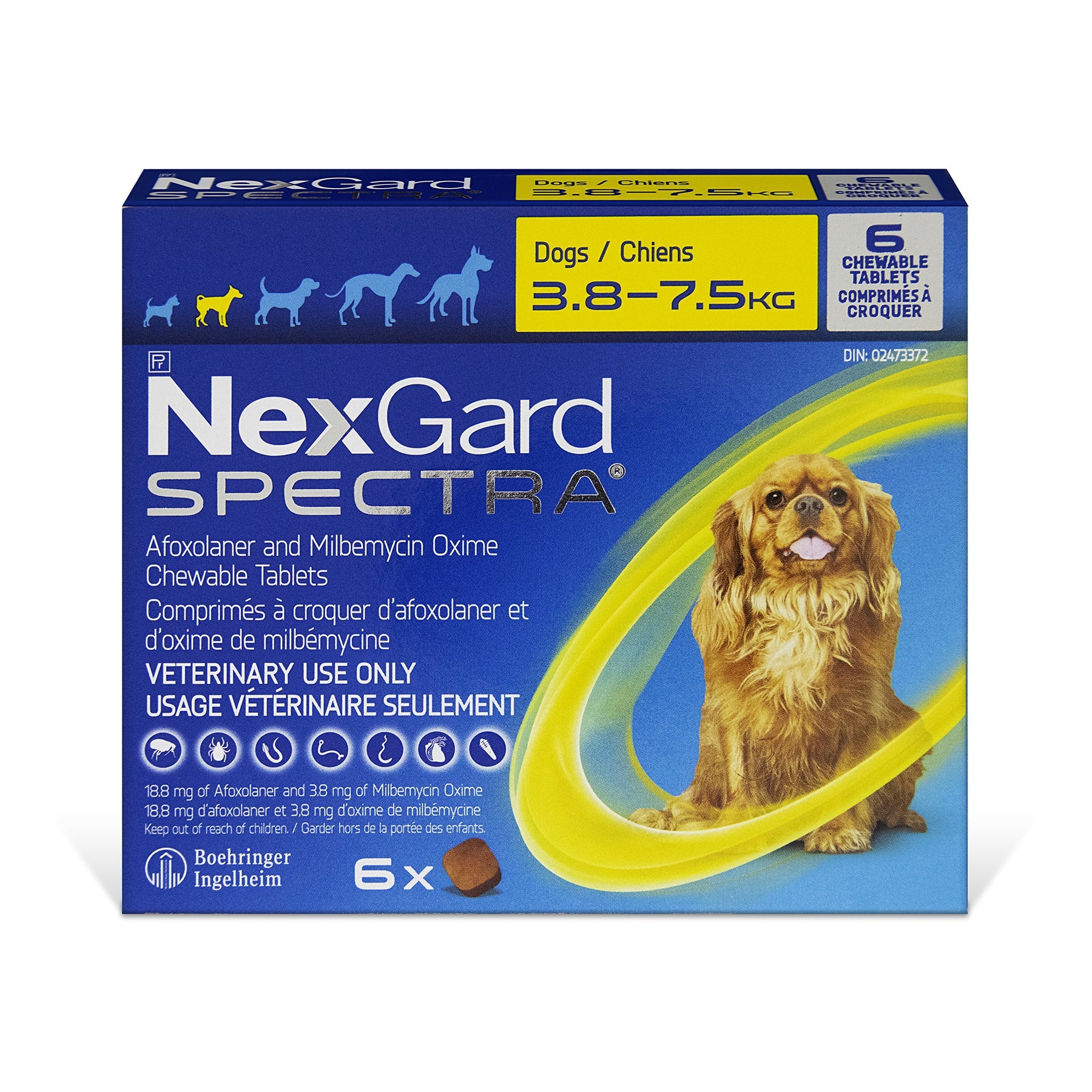 NexGard Spectra Chewable Tablets for Dogs - Prescription Medication | PetMedsToYourHome Canada