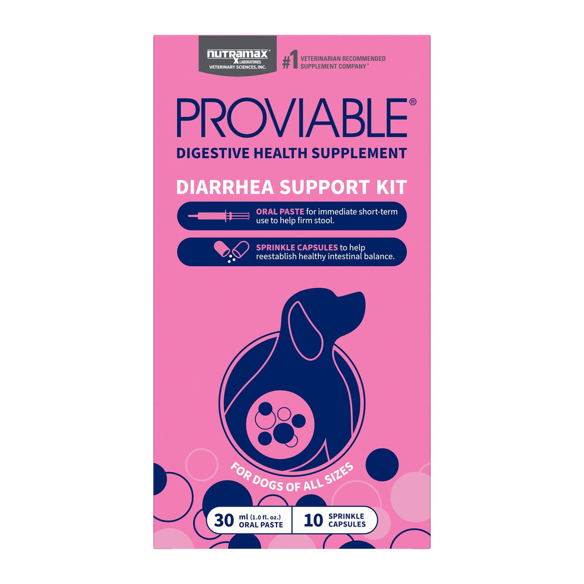 Nutramax Proviable-DC Digestive Health Supplement for Dogs & Cats - Digestive Health Supplement | PetMedsToYourHome Canada