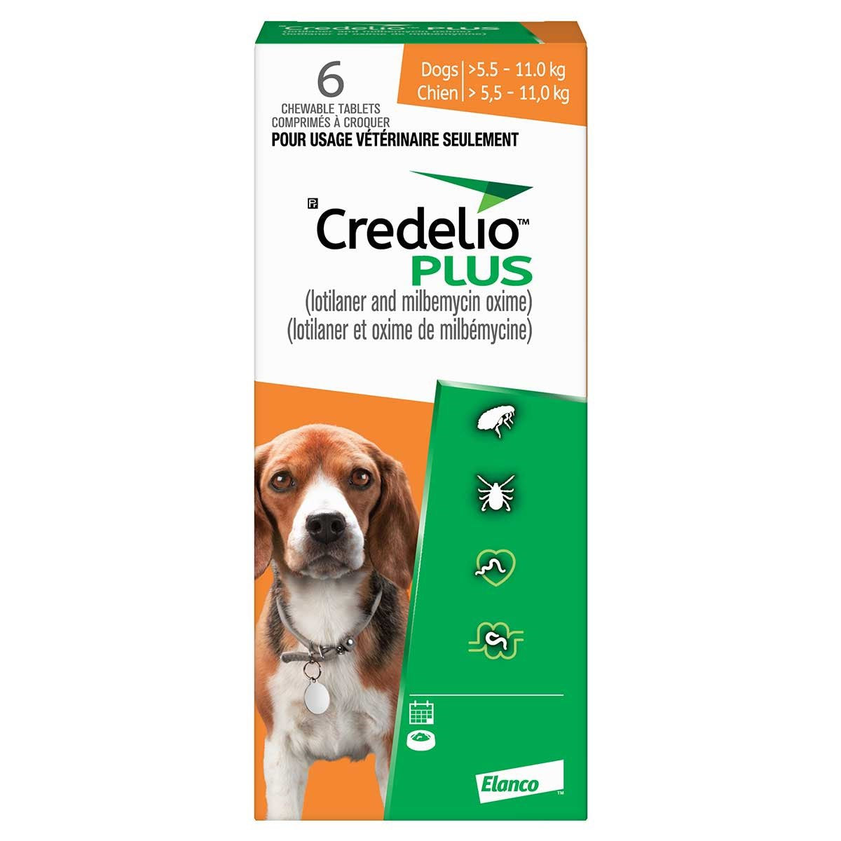 Credelio Plus® for Dogs — Monthly Flea, Tick & Intestinal Worm Protection | Per Tablet Pricing | Prescription Required