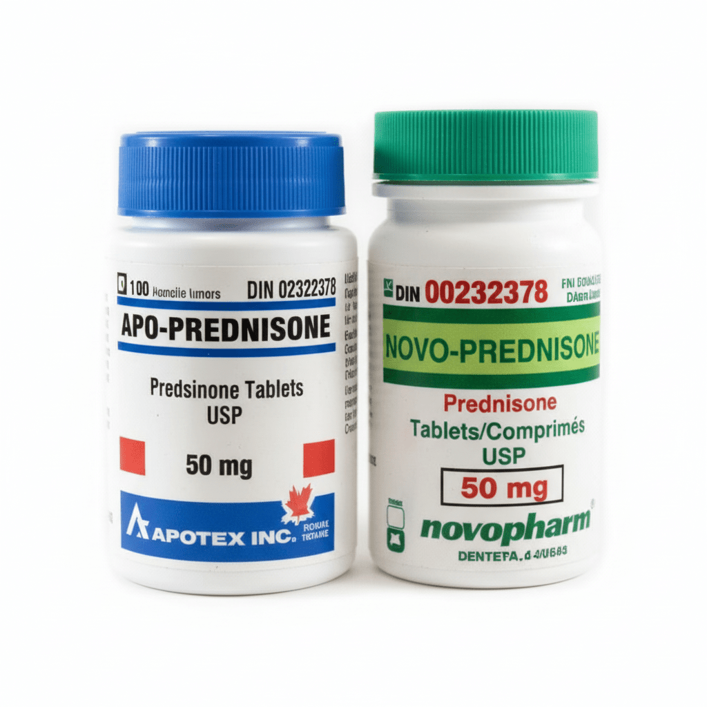 Prednisone 50mg Tablets – APO Brand (DIN 00550957) - Prescription Medication | PetMedsToYourHome Canada