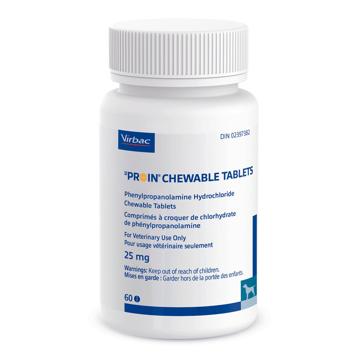 Proin Chewable Tablets for Dogs - Urinary Incontinence Treatment | 25mg, 50mg, 75mg | Per - Tablet Pricing - Urinary Incontinence Treatment | PetMedsToYourHome Canada