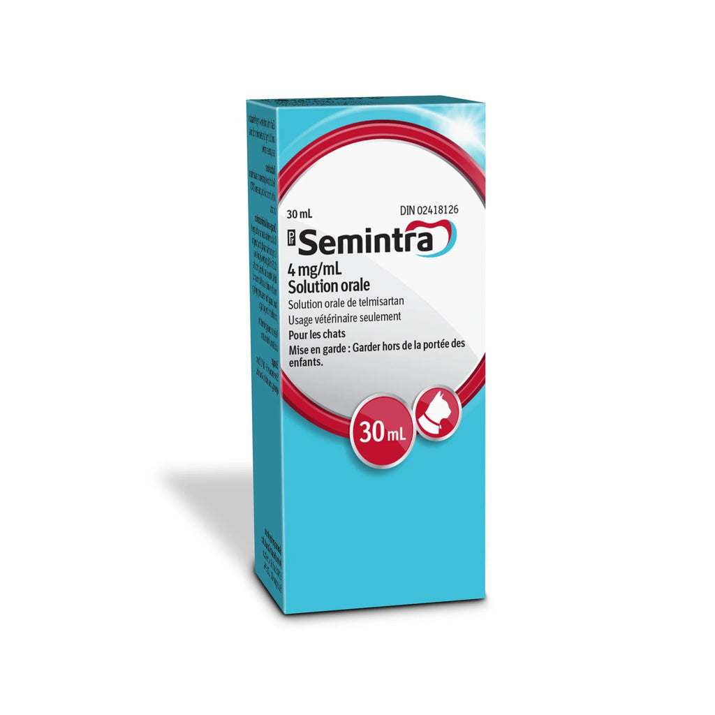 Semintra® (Telmisartan) 4mg/mL Oral Solution for Cats — 30mL | Prescription Required - Prescription Medication | PetMedsToYourHome Canada