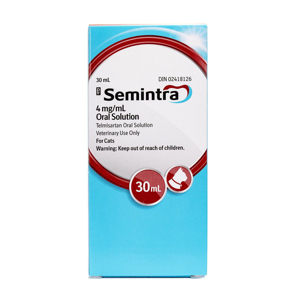 Semintra® (Telmisartan) 4mg/mL Oral Solution for Cats — 30mL | Prescription Required - Prescription Medication | PetMedsToYourHome Canada