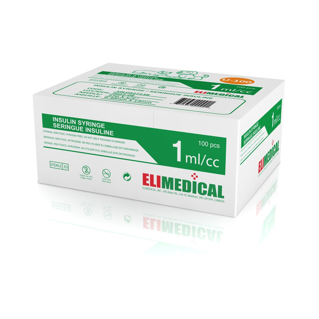 Veterinary Insulin Syringes 100 IU 1cc | Box of 100 | For Cats & Dogs - Veterinary Supplies | PetMedsToYourHome Canada