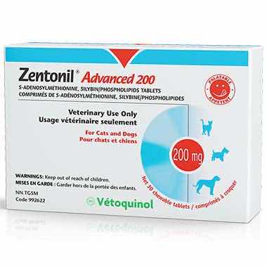 Vetoquinol Zentonil Advanced Liver Support for Dogs & Cats | 100mg, 200mg, 400mg - | PetMedsToYourHome Canada